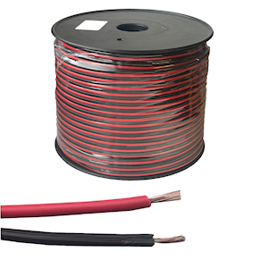 Twin Core Cable 25amp DC Red/Black (CAB.24)